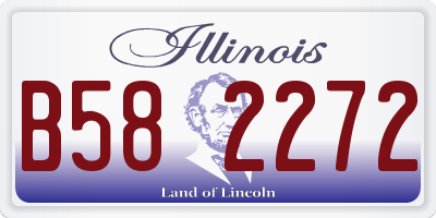 IL license plate B582272