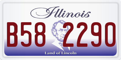 IL license plate B582290