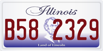 IL license plate B582329