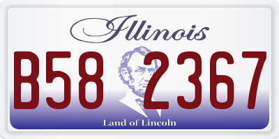 IL license plate B582367