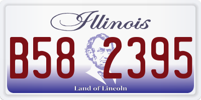 IL license plate B582395