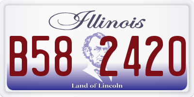 IL license plate B582420