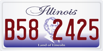 IL license plate B582425
