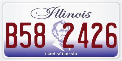 IL license plate B582426