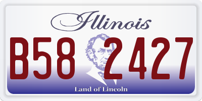 IL license plate B582427