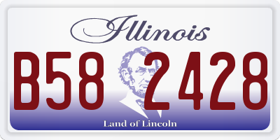 IL license plate B582428