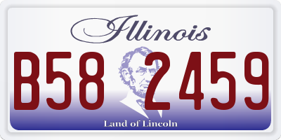 IL license plate B582459