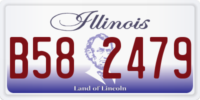IL license plate B582479
