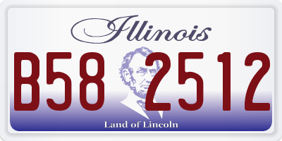 IL license plate B582512