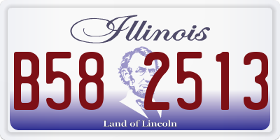 IL license plate B582513