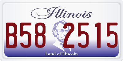 IL license plate B582515
