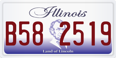 IL license plate B582519