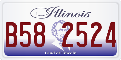 IL license plate B582524