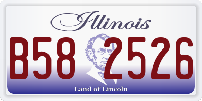 IL license plate B582526
