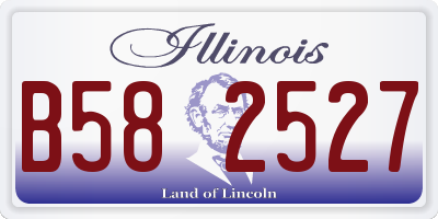 IL license plate B582527