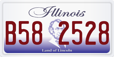 IL license plate B582528