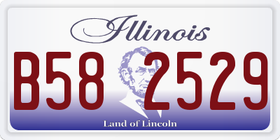 IL license plate B582529