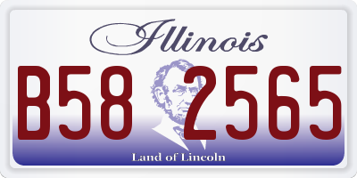 IL license plate B582565