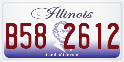 IL license plate B582612