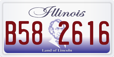 IL license plate B582616