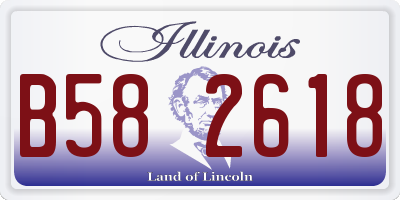 IL license plate B582618
