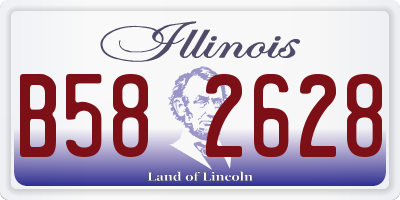 IL license plate B582628