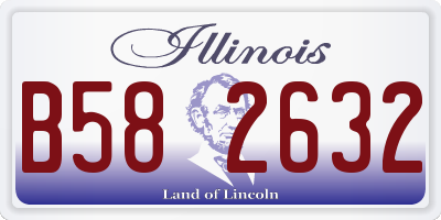 IL license plate B582632