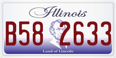 IL license plate B582633