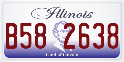 IL license plate B582638