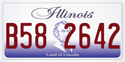 IL license plate B582642