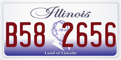 IL license plate B582656