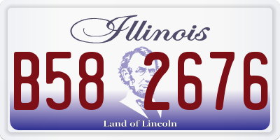 IL license plate B582676