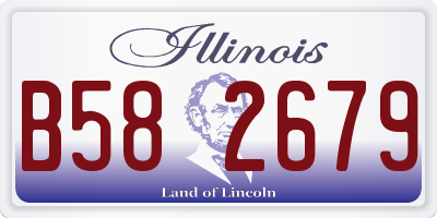 IL license plate B582679