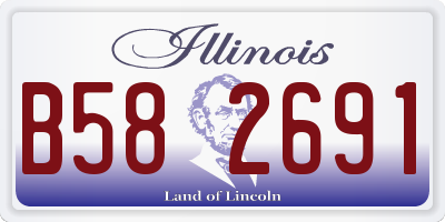IL license plate B582691