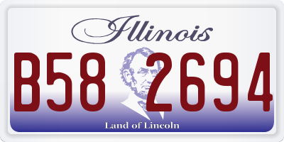 IL license plate B582694