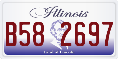 IL license plate B582697