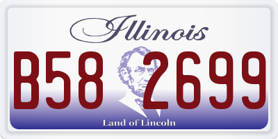 IL license plate B582699