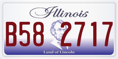 IL license plate B582717