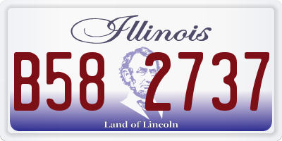 IL license plate B582737