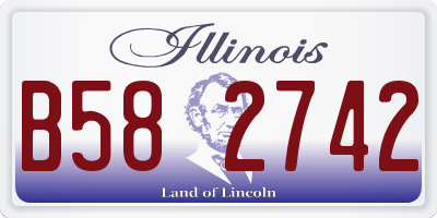 IL license plate B582742