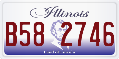 IL license plate B582746