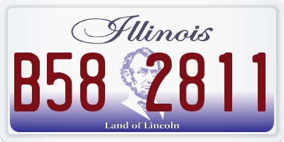 IL license plate B582811