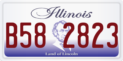 IL license plate B582823