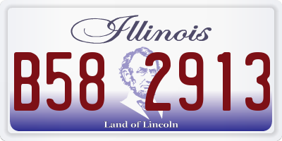 IL license plate B582913