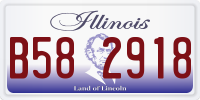 IL license plate B582918