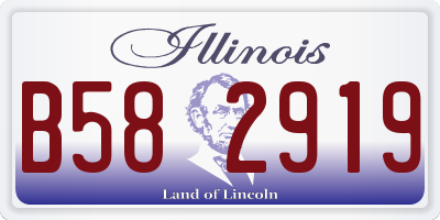 IL license plate B582919