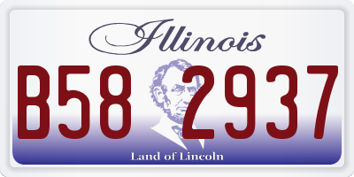 IL license plate B582937