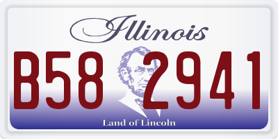 IL license plate B582941