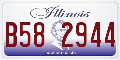 IL license plate B582944