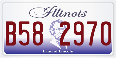 IL license plate B582970